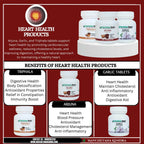 Navchetana Kendra Arjuna, Triphala, and Garlic Tablets Combo