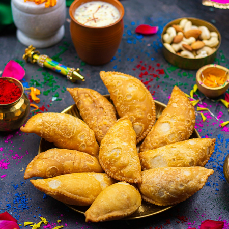 Patilkaki Karanji / Gujiya – Double Layer