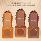 Just Herbs Nourishing Pressed Bronzer - Nutmeg