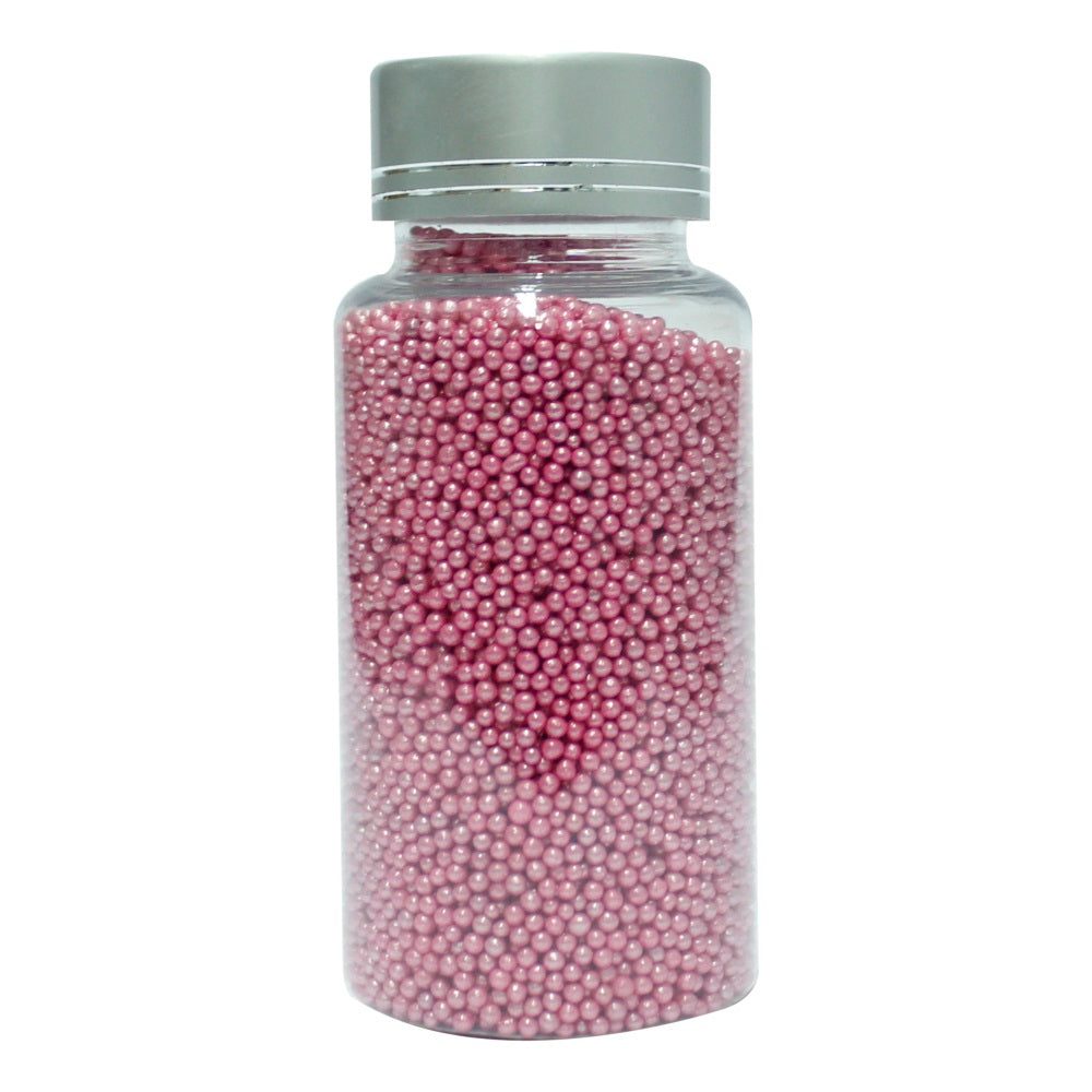 confect pink disco balls sprinkles 2 mm 120 gms