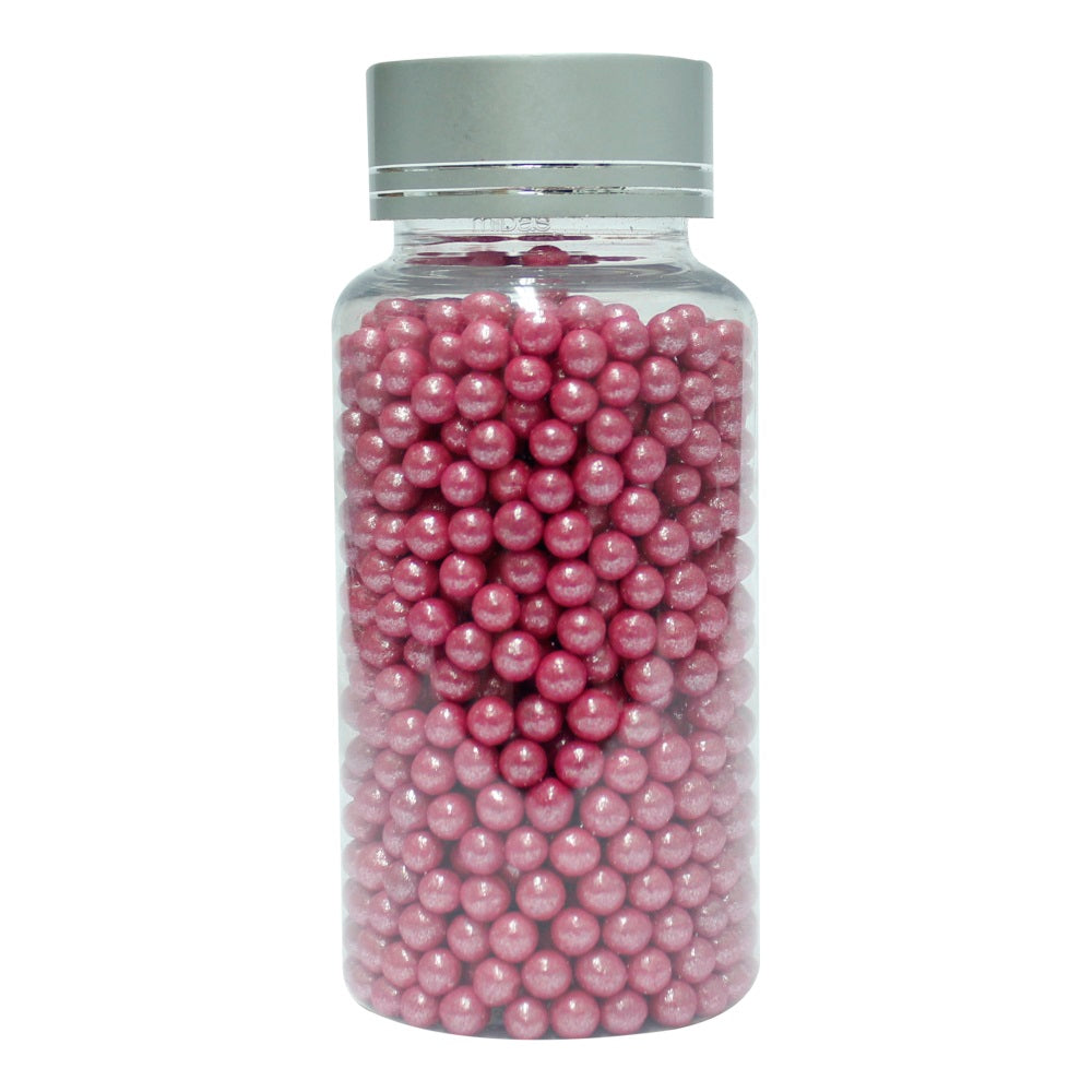 confect pink disco balls sprinkles 5 mm 120 gms
