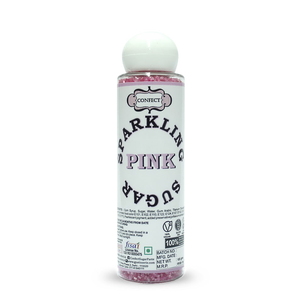 pink sparkling sugar100 gms