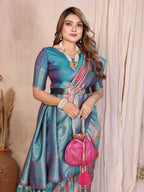 Anaita Banarasi Tissue Silk Saree - Distacart
