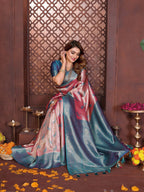 Anaita Banarasi Tissue Silk Saree - Distacart