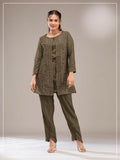 Anaita Mehendi Faux Georgette Readymade 2 Piece Set with Embroidery Work - Distacart