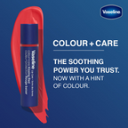 Vaseline Lip Care Colour + Care Tinted Lip Balm Stick - Kissing Red - Distacart