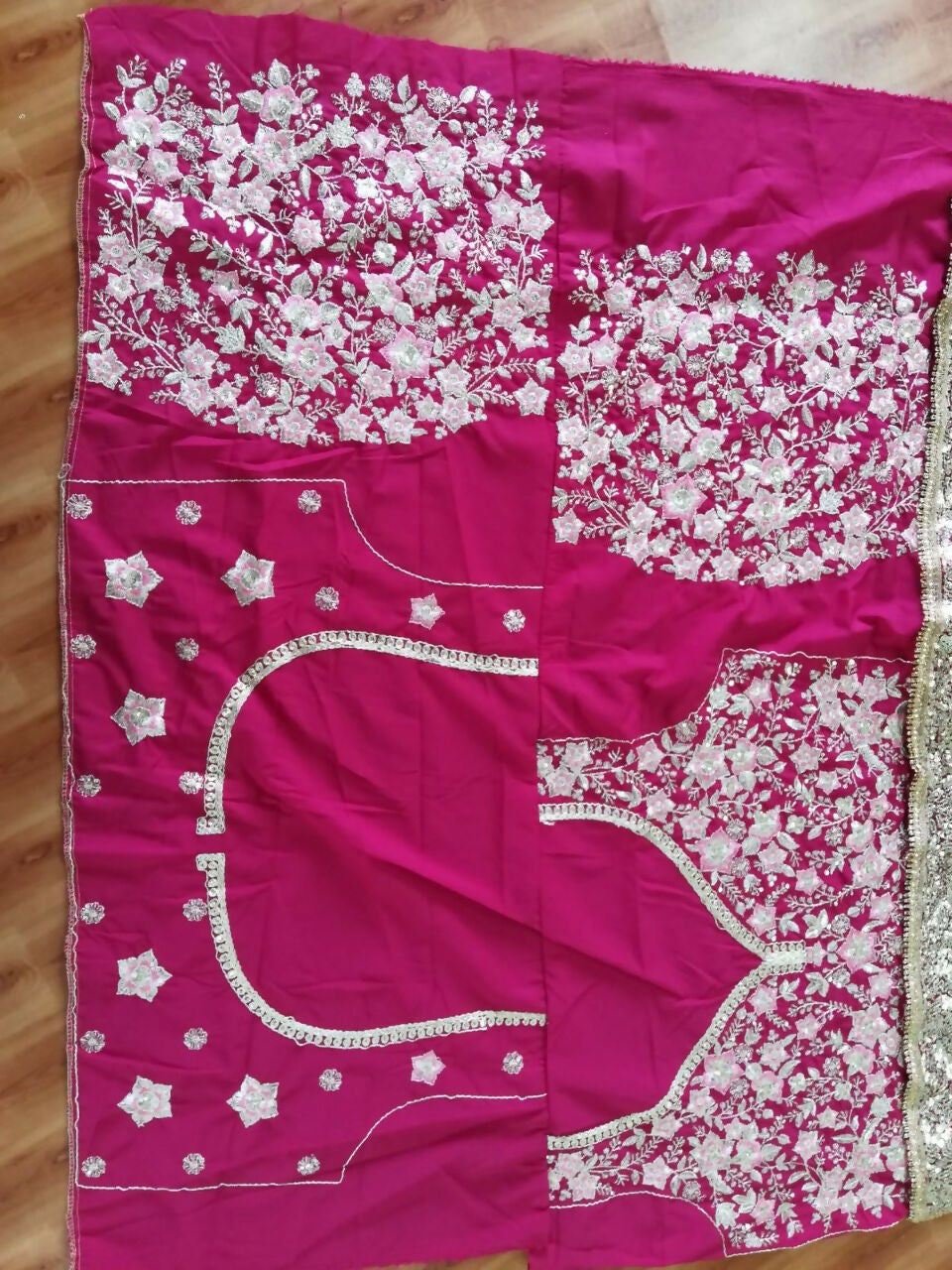 Jyoti Fashion Mesmerizing Red Silk Sequins with Zari Thread & Coding Dori Embroidery work Lehenga Choli with Dupatta