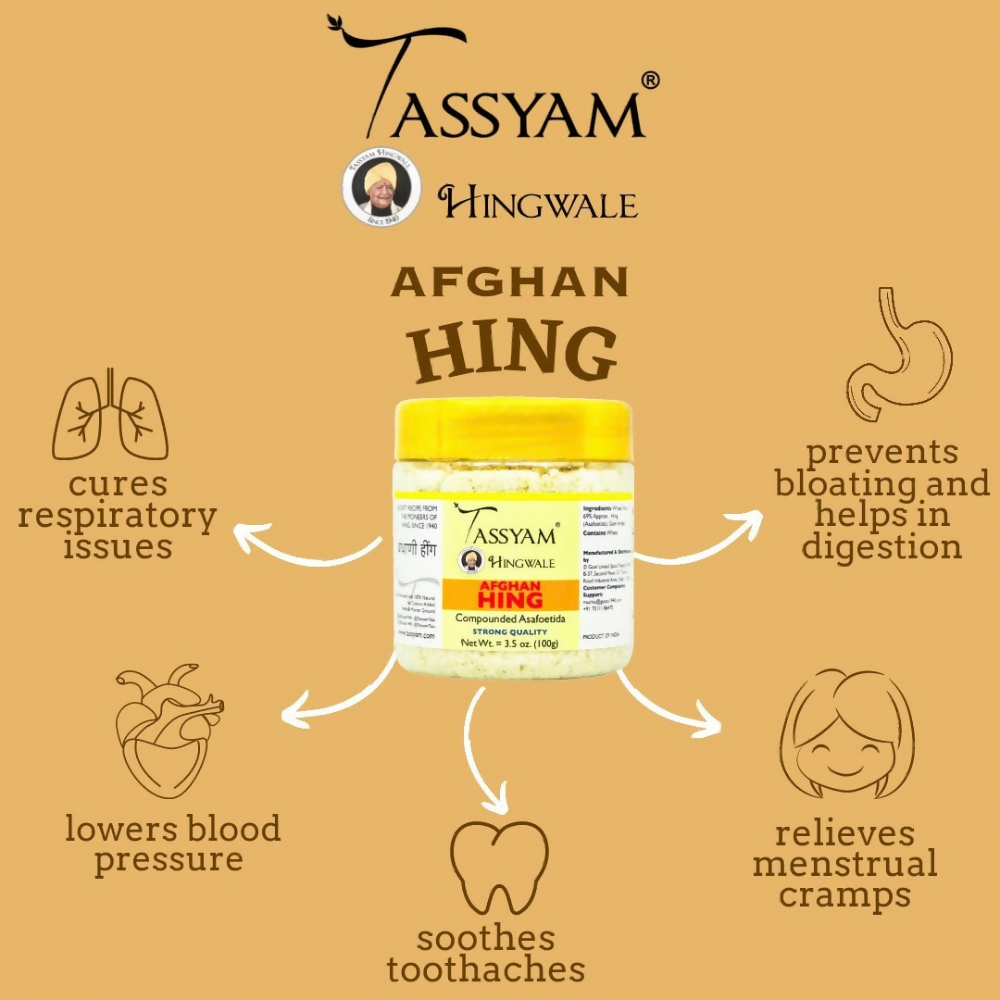 Tassyam Organics Afghan Hing - Distacart
