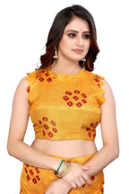 Vamika Ethnic Fire Maroon Jari Border Linen Saree - Distacart