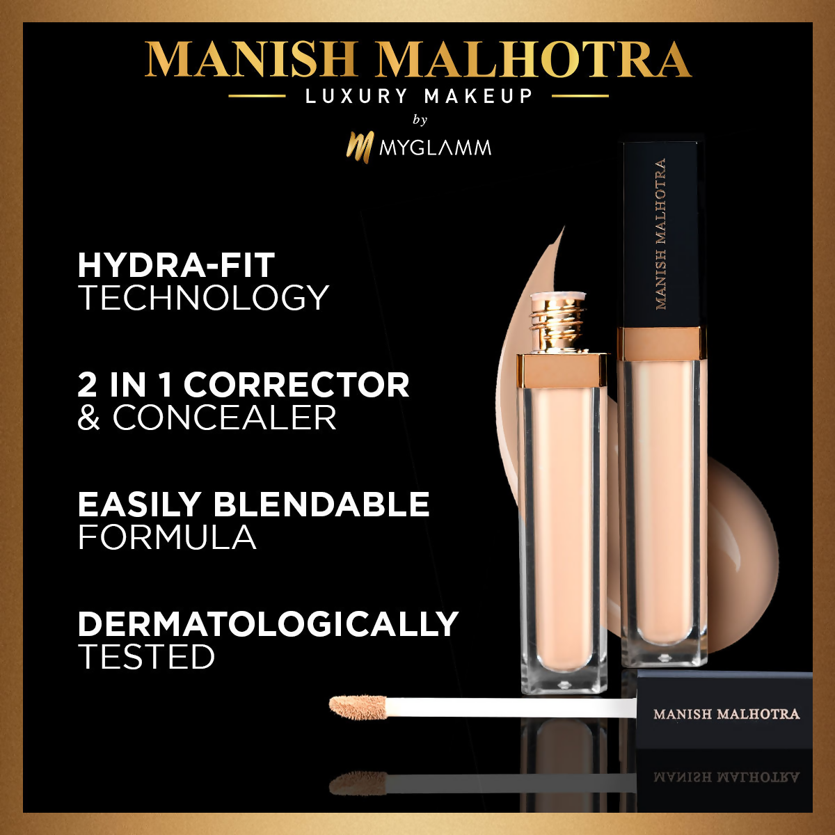 MyGlamm Manish Malhotra Beauty Skin Awakening Concealer - Neutral Maple