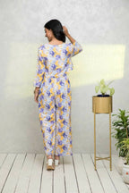Myshka Women Multi Printed Pastels Co-Ords - Distacart