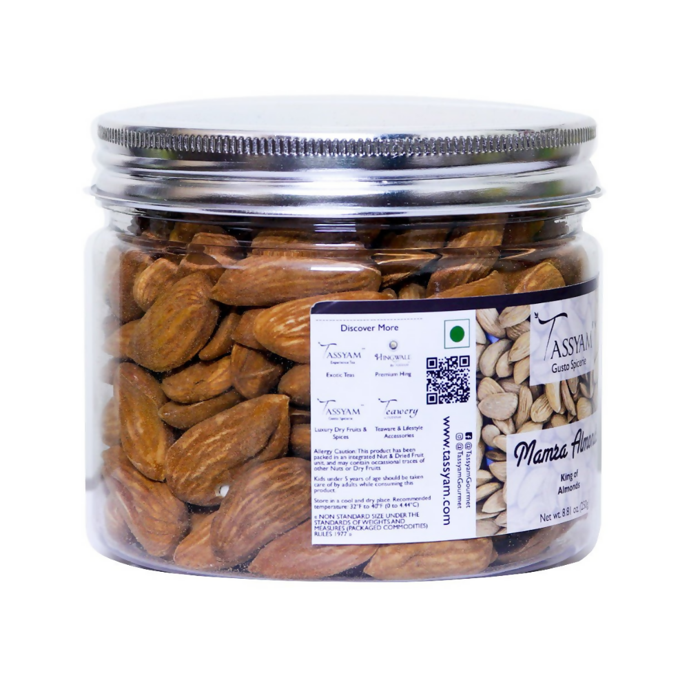 Tassyam Organics Ultra Premium Mamra Almonds - Distacart