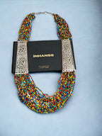 Inhanns Saree Shobha Statement Necklace - Multicolour Necklace