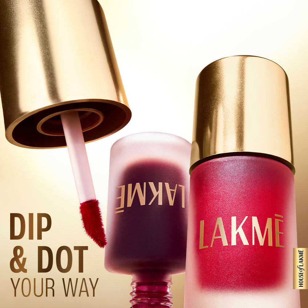 Lakme 9To5 Double Duty Lip & Cheek Water Stain, Transferproof & Long Lasting , Sunset Kiss
