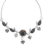 VOJ Set Of 2 Silver Plated Peacock Handcrafted Anklets - Distacart