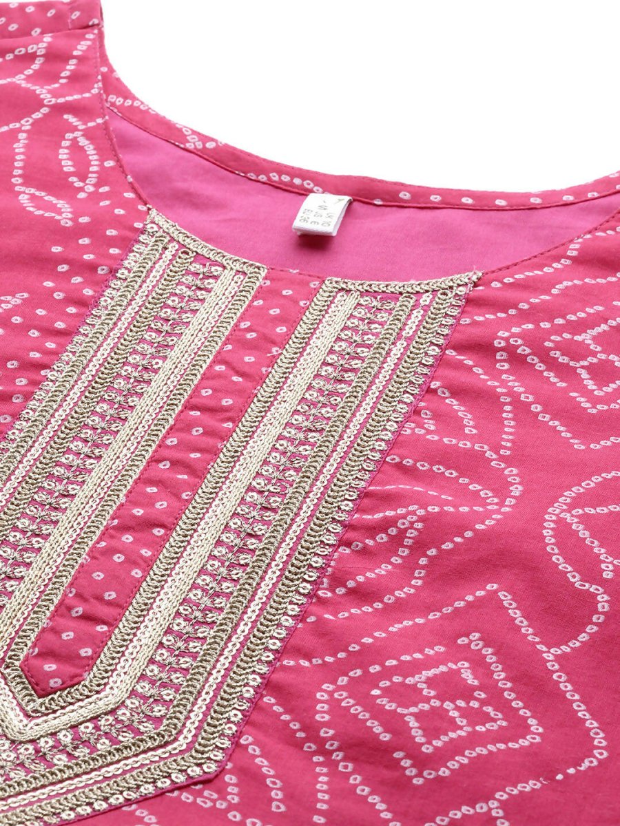 Ahalyaa Women's Traditional wear Dress - Pink - Distacart