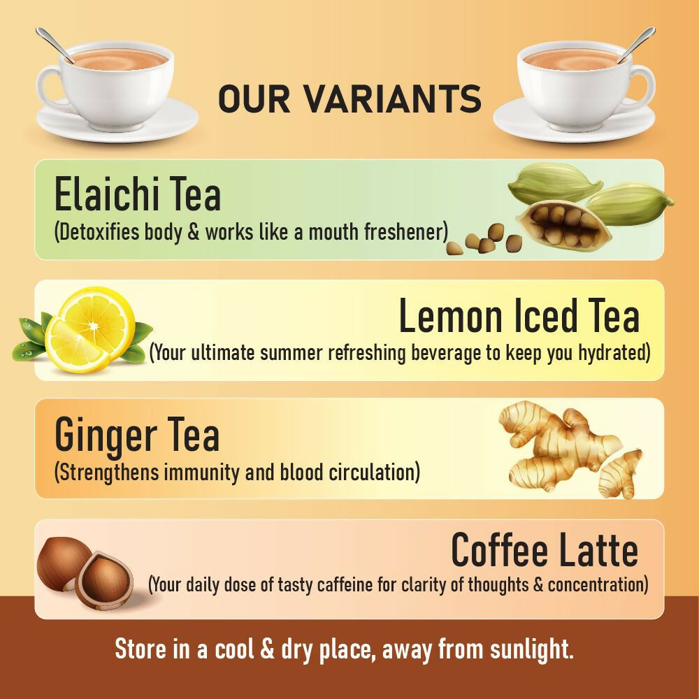 Naivedyam Instant Coffee Latte Premix Powder Sachets - Distacart