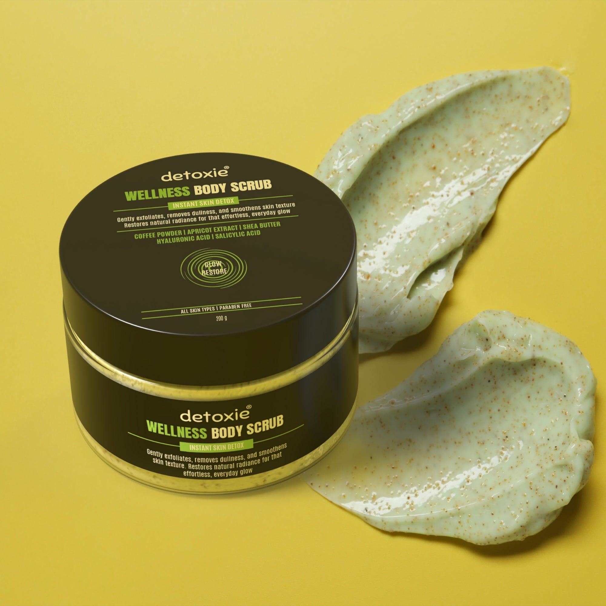 Detoxie Wellness Body Wash & Body Scrub Combo - Distacart