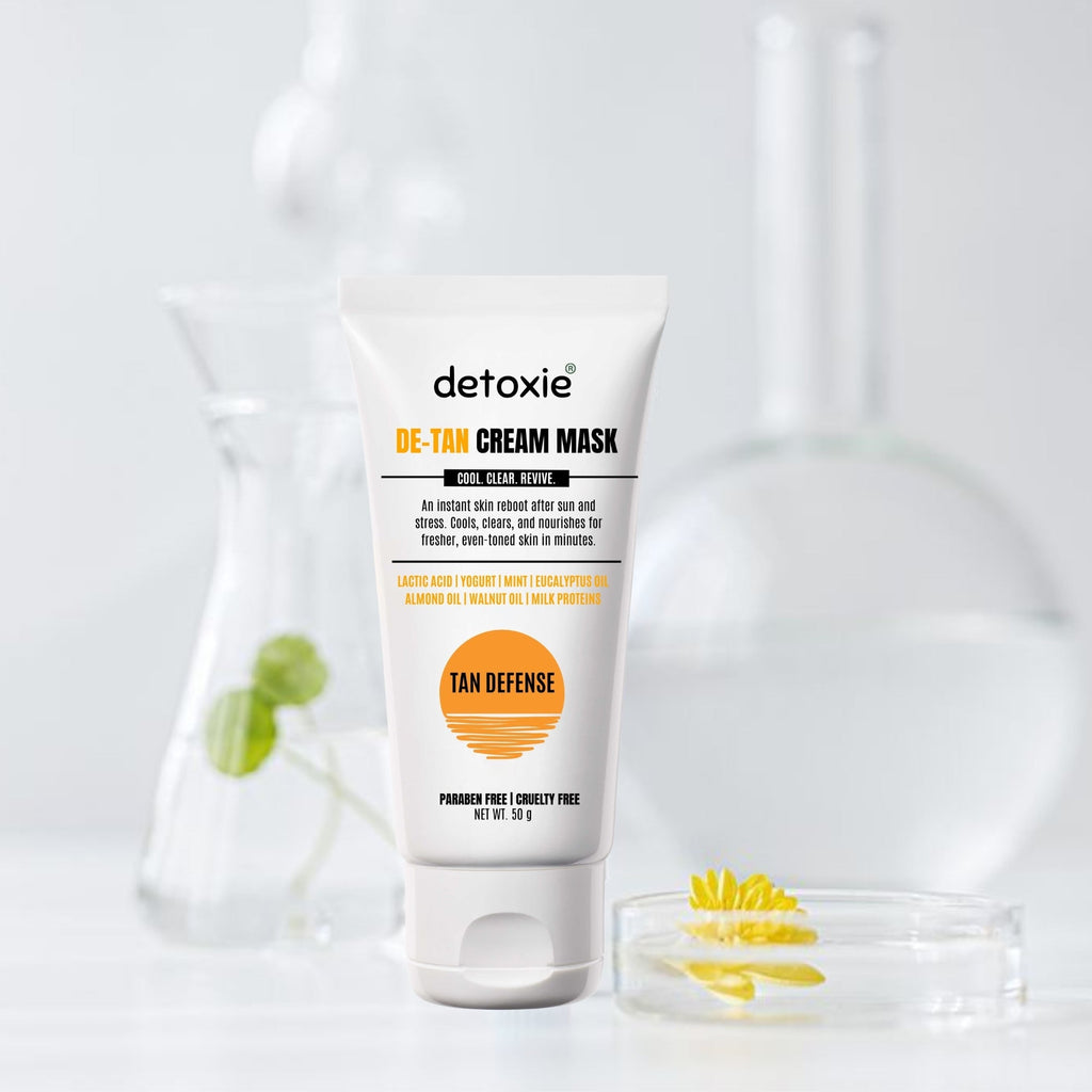 Detoxie Detan Cream Mask with Mint & Yogurt - Distacart