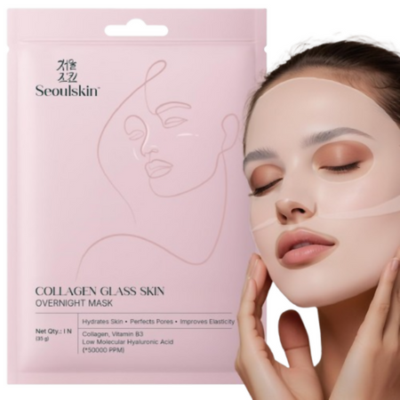 Seoulskin Collagen Glass Skin Overnight Mask - Korean Collagen Face Mask