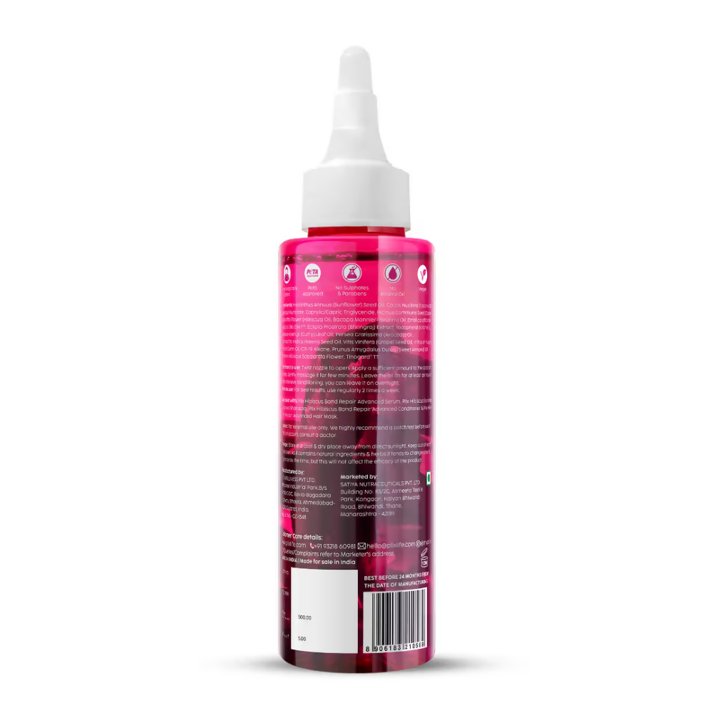 PLIX The Plant Fix Hibiscus Bond Repair Advanced Hair Oil - Distacart