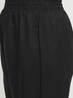 Rudra Bazaar Black Angrakha Style Flared Kurta with Pyjamas & Dupatta - Distacart
