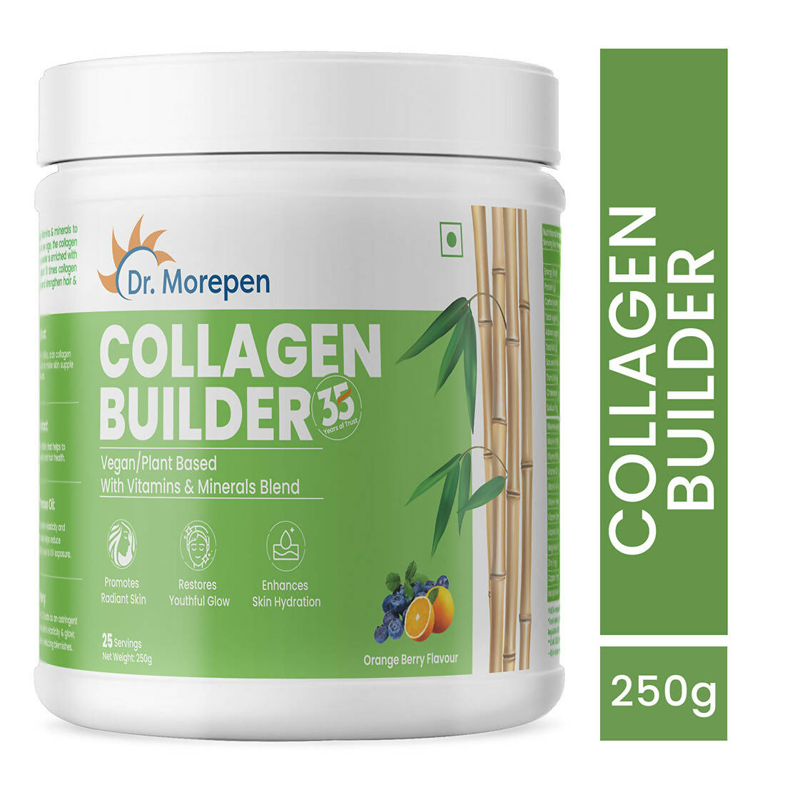 Dr. Morepen Natural Collagen Builder - Orange Berry Flavour - Distacart