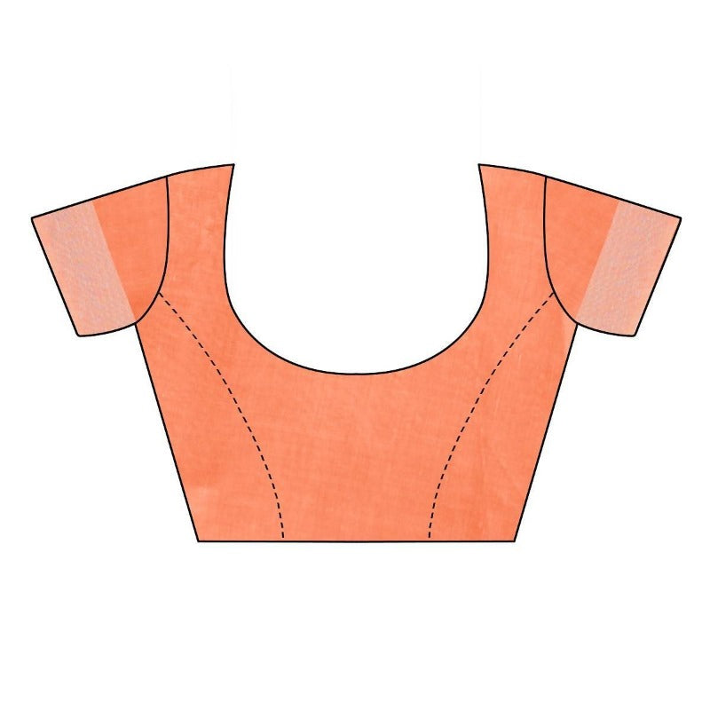 Chanderi Designer Blouse (SERIN ORANGE)