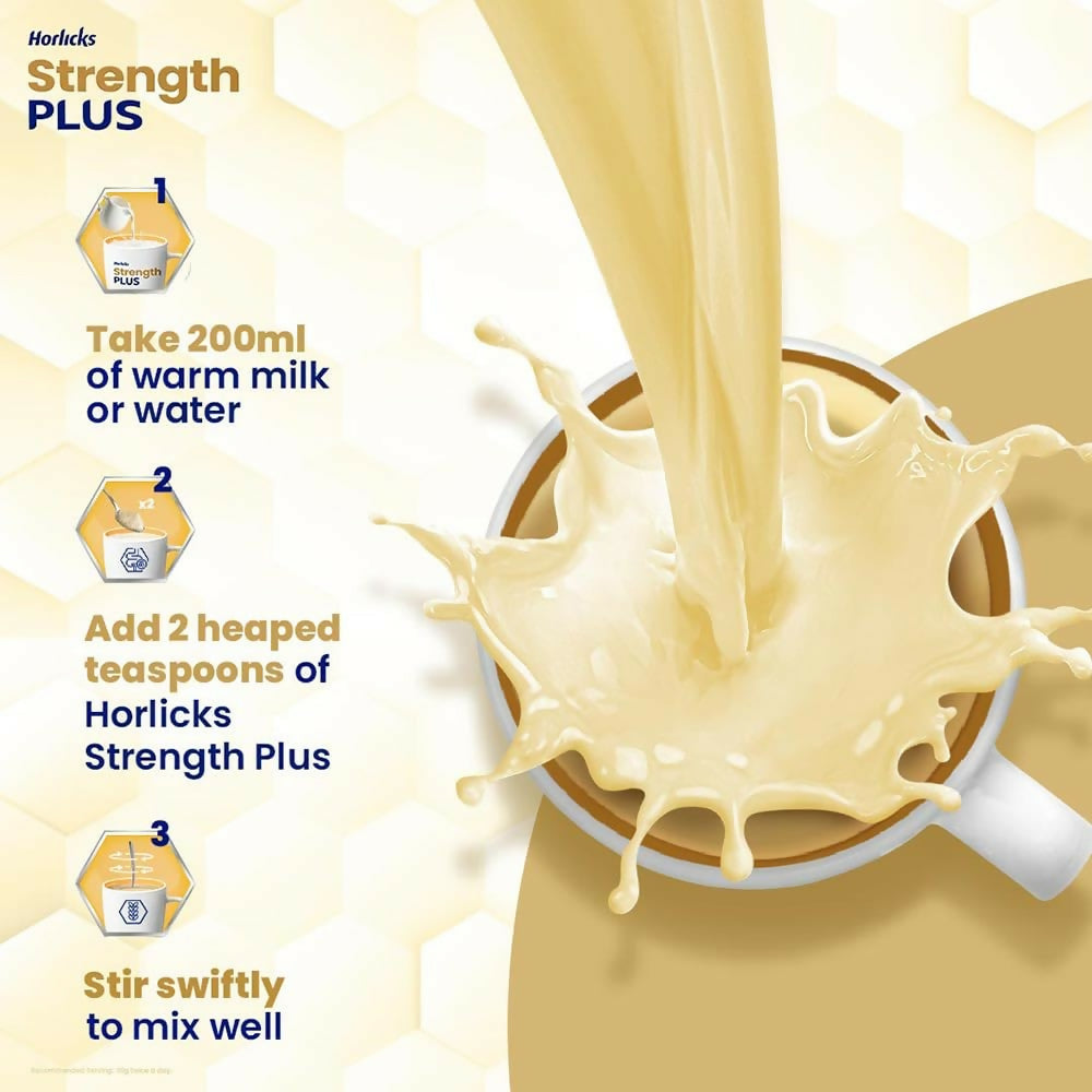Horlicks Strength Plus - Vanilla Flavor - Distacart