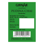 Girnar Black Tea Bags - Pudina - Distacart