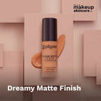 Pilgrim Dream Matte Serum Foundation With Matte & Poreless All Day Coverage Lightweight - Rich Caramel