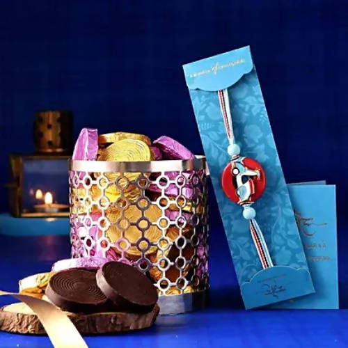 Scooter Drive Rakhi & Assorted Chocolates
