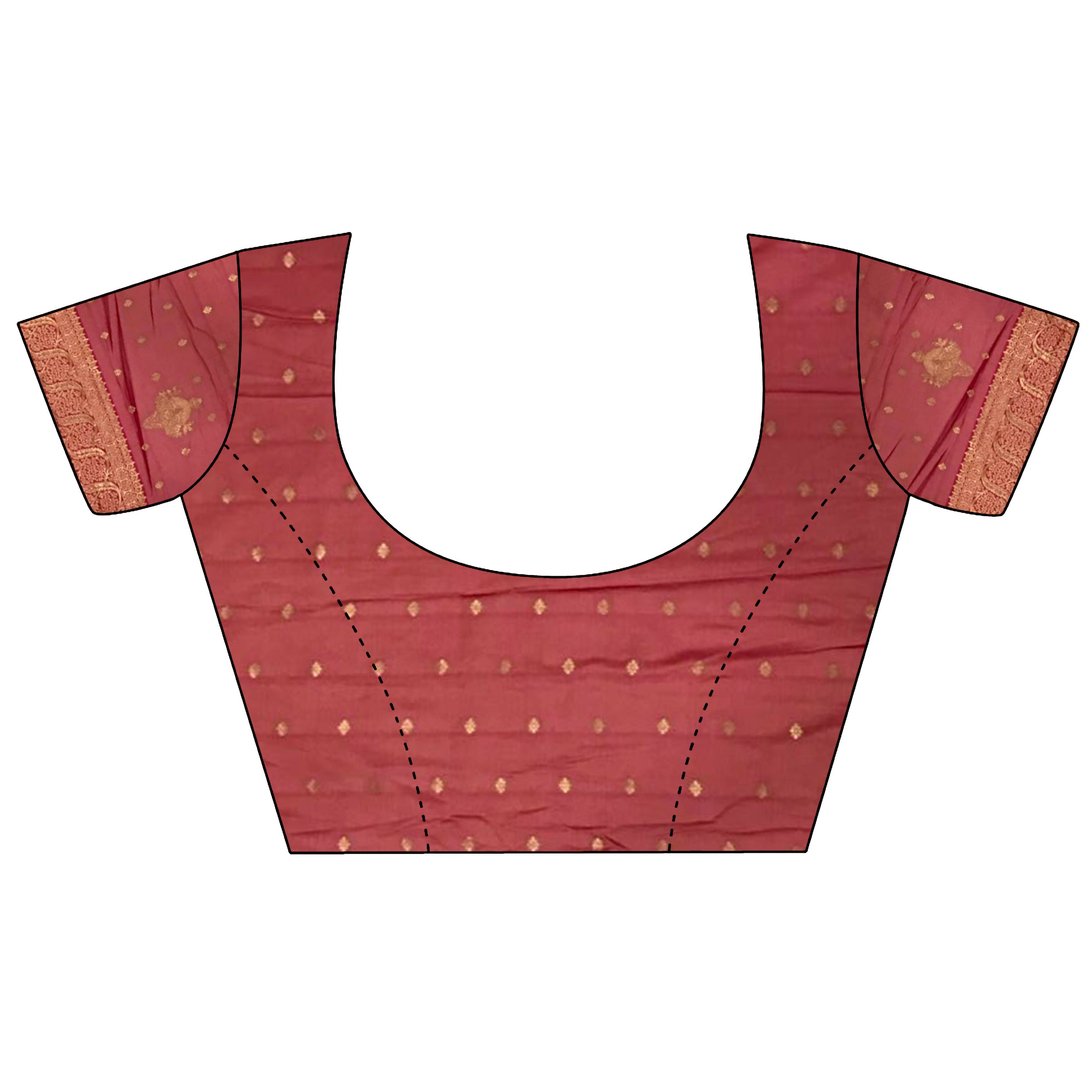 Joban Fashion Cream Banarasi Soft Silk Woven Saree - Distacart