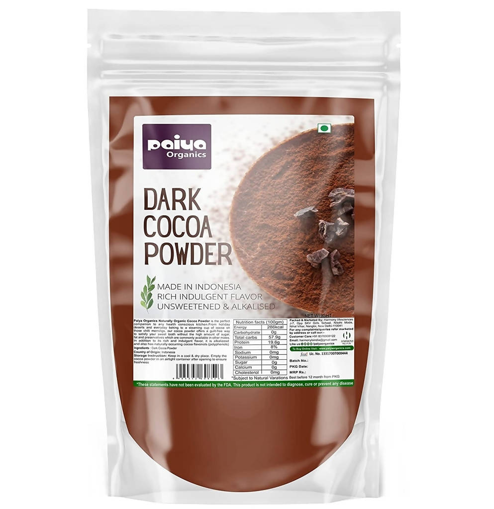 Paiya Organics Dark Cocoa Powder