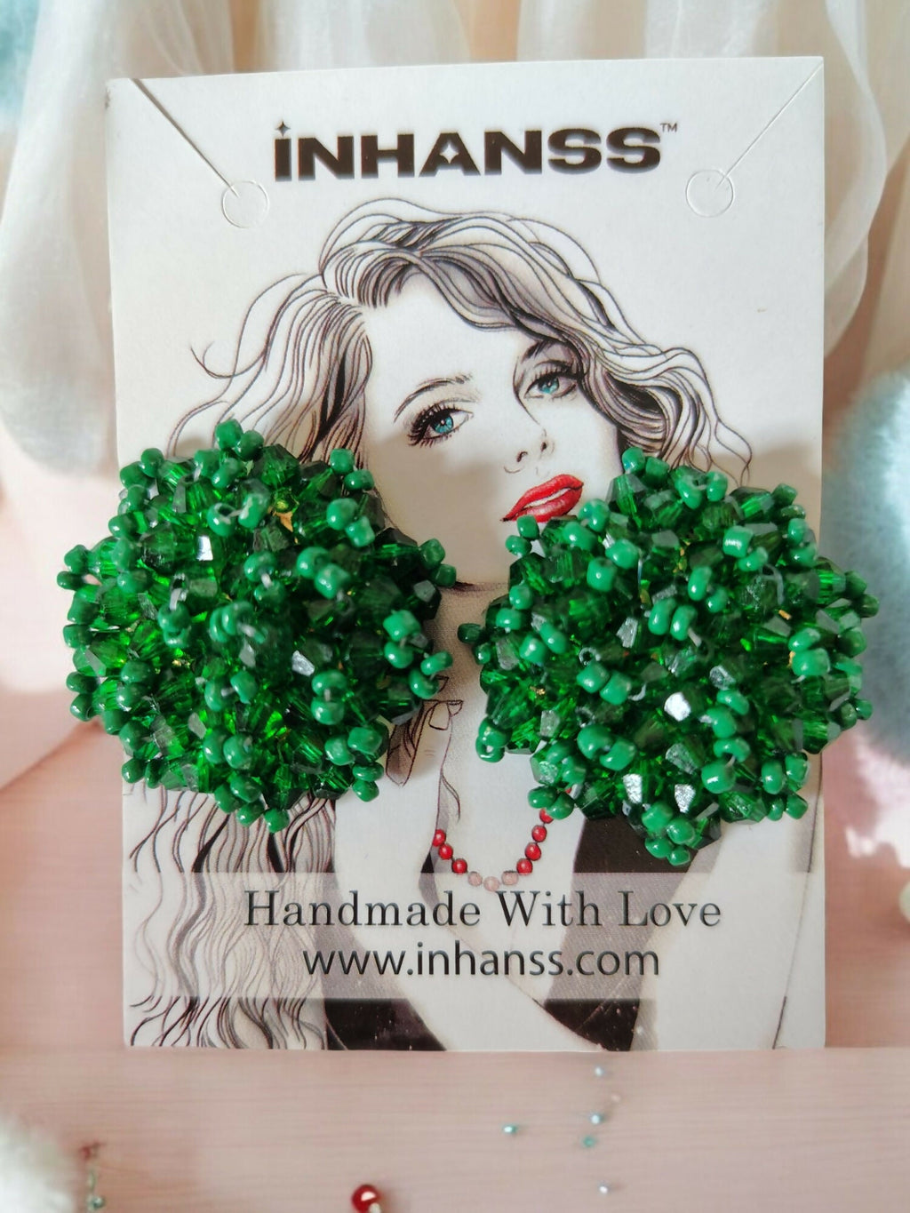 Inhanns Premium Everyday Studs - Dark Green - Distacart