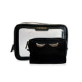 Colorbar Pouch Lips & Lashes Box Pouch (Set Of Two) - Black