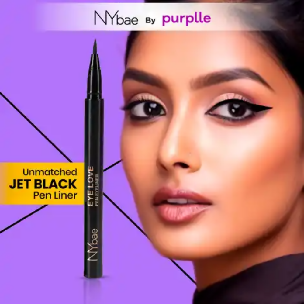 NY Bae Eye Love Pen Eyeliner - Black Ink - Distacart