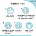 Inatur Make-up Cleansing Wipes