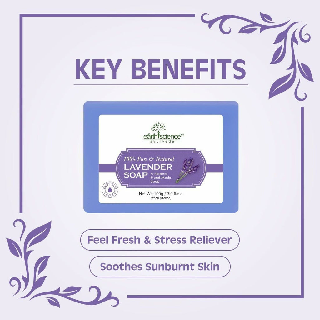 Earth Science Ayurveda Lavender Bath Soap