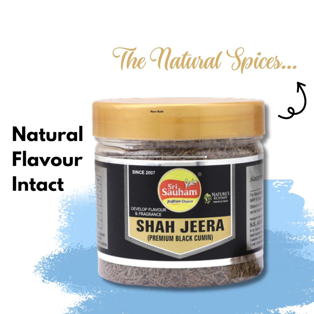 Sri Sauham Premium Spices - 100% Natural Shahi Jeera (Caraway Seeds)