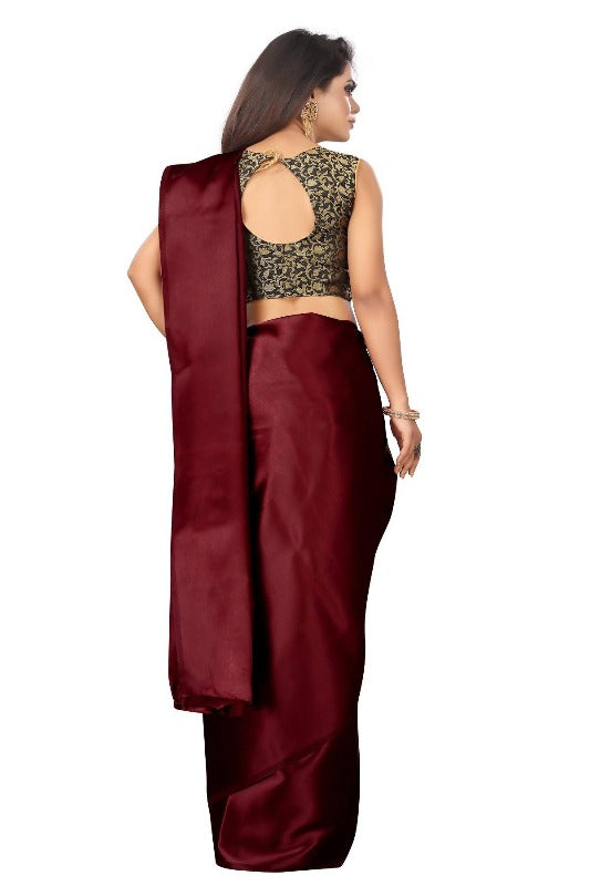  Designer Saree (PAVITRA MAROON)	
