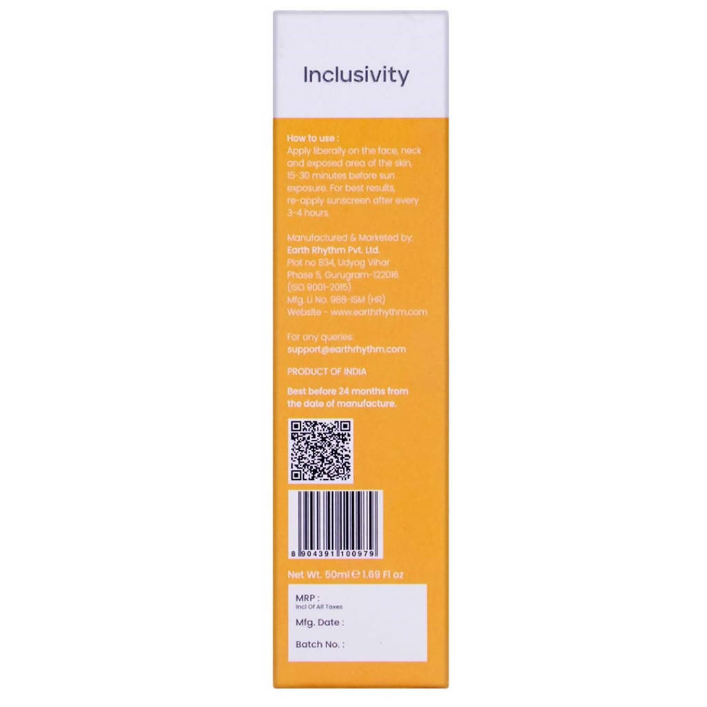 Earth Rhythm Phyto Shield - Spf 50 Matte Mineral Sunscreen