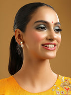 Ruby Raang Pink Kundan Studs - Distacart