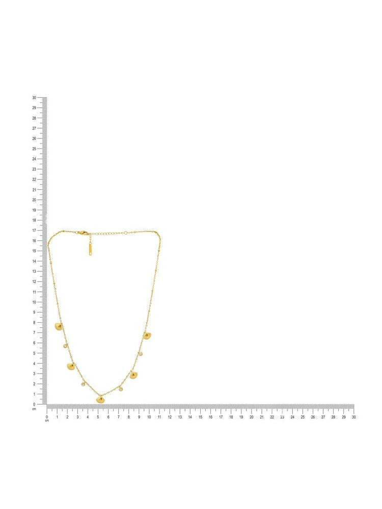Gold Plated Necklace - Ruby Raang