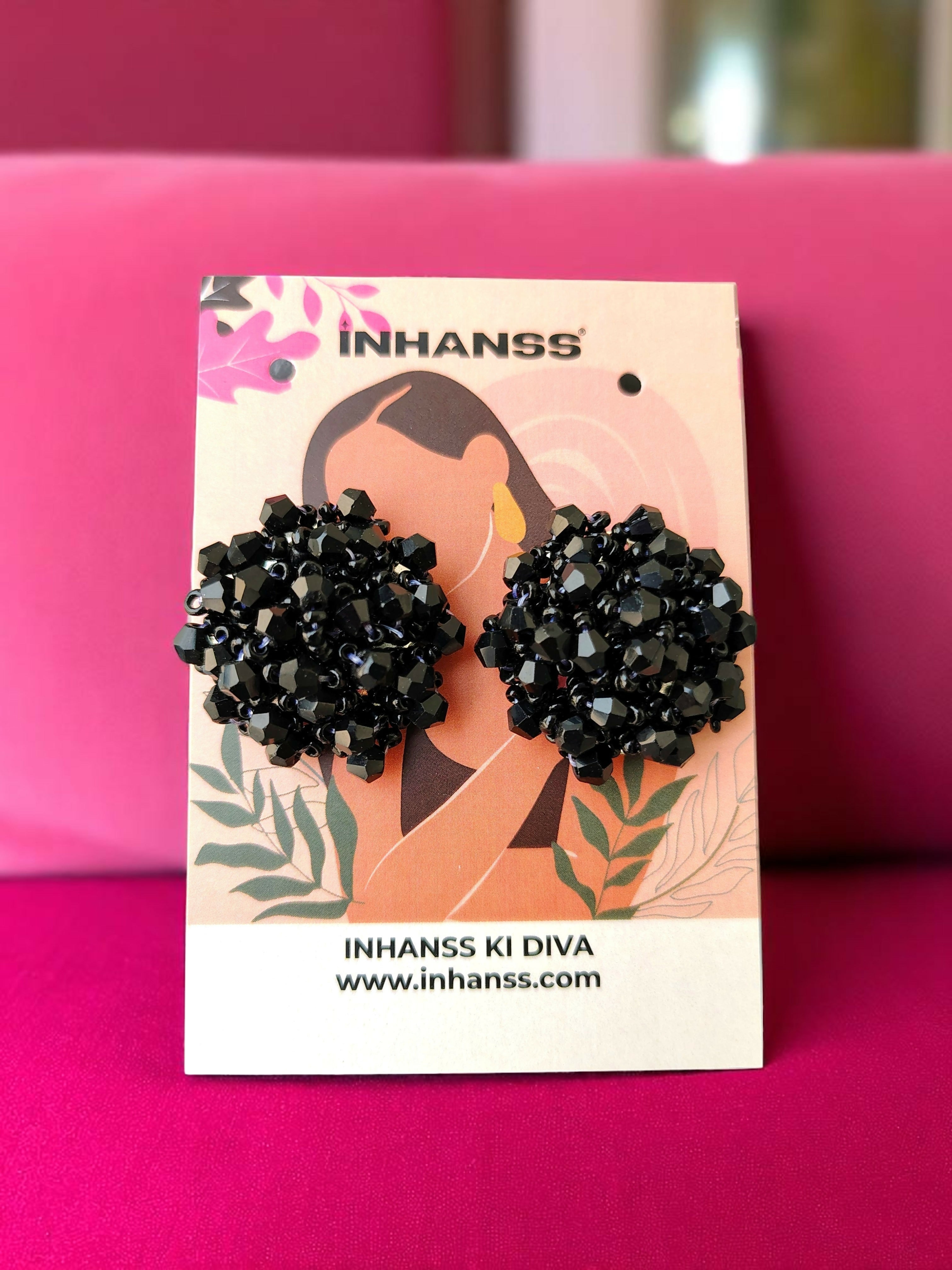 Inhanns Premium Everyday Studs - Black - Distacart