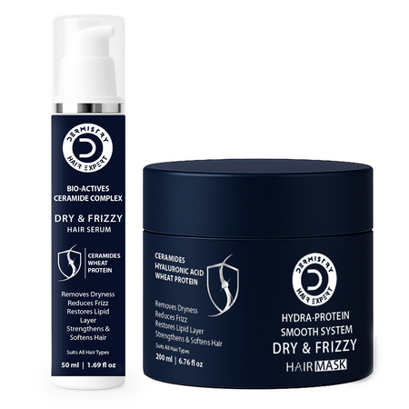 Dermistry Ceramide Hyaluronic Acid Protein Hair Mask & Serum