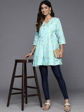 Ahalyaa Women's Traditional wear Tunic - Blue