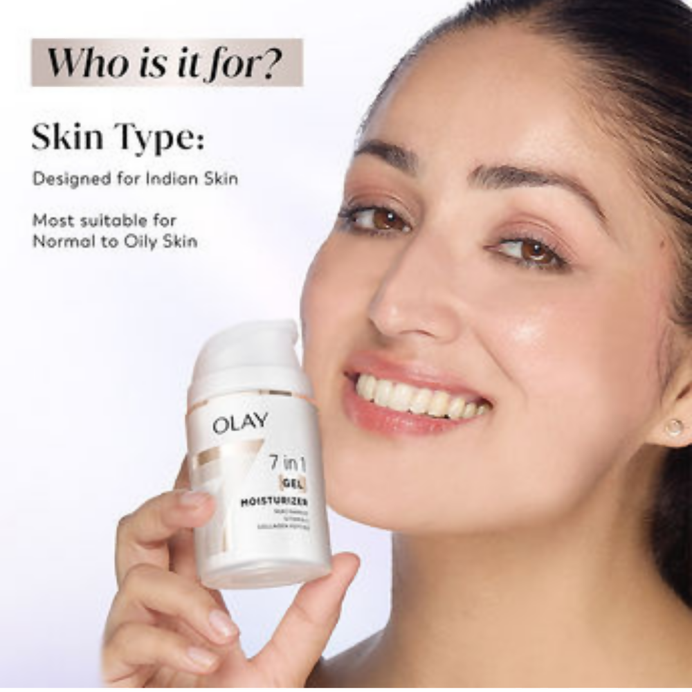 Olay 7in1 Gel Moisturizer with Niacinamide, Vitamin C, Collagen Peptide - Distacart