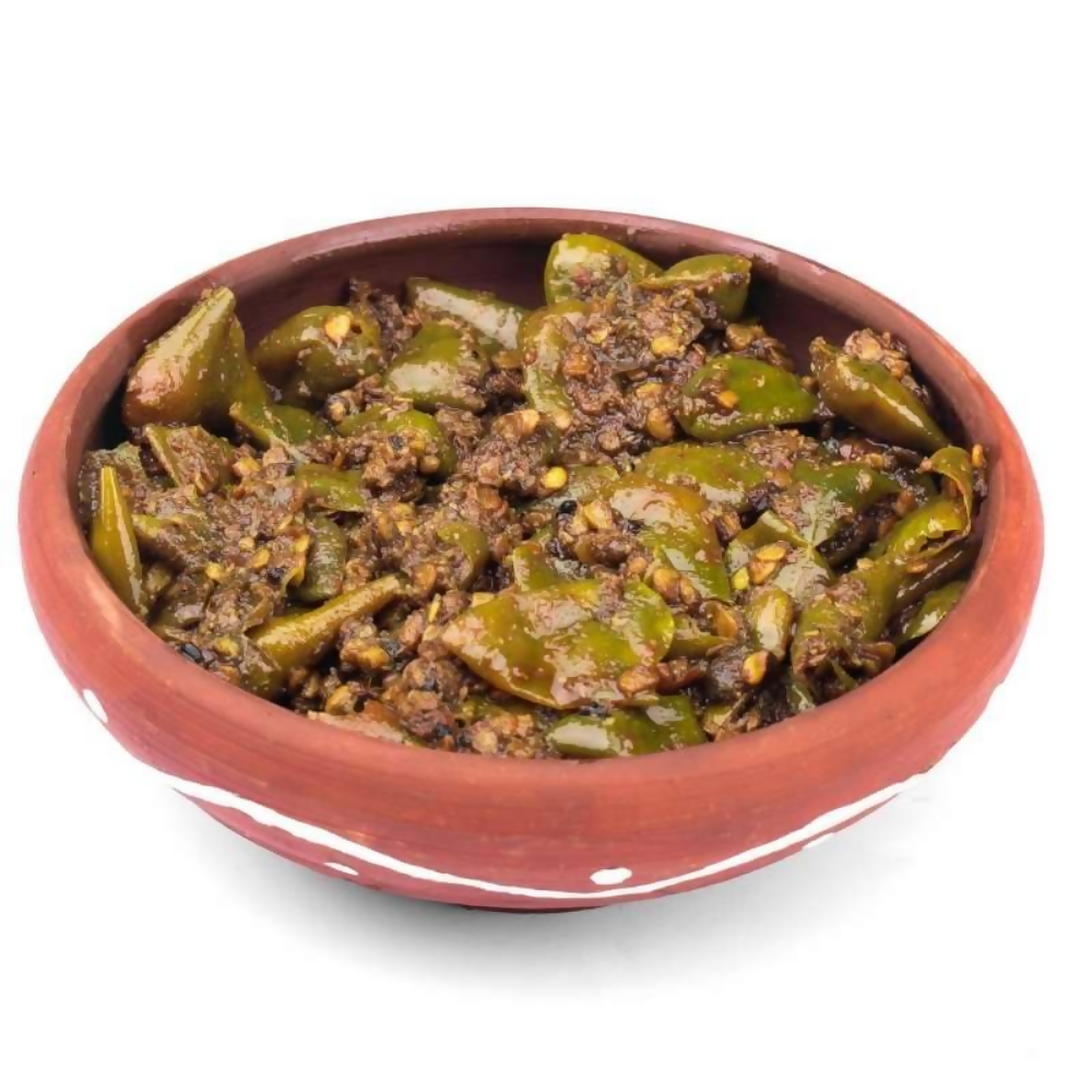 Jhaji Store Spicy Green Chilli Pickle