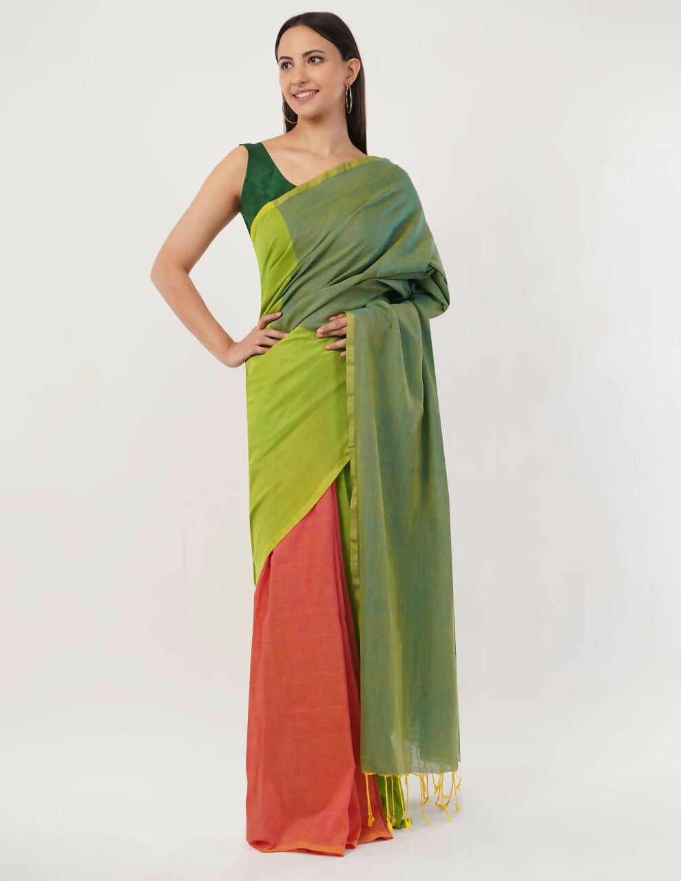 ECDCKCHTS3COLOROLIVEGREENORANGE(2)